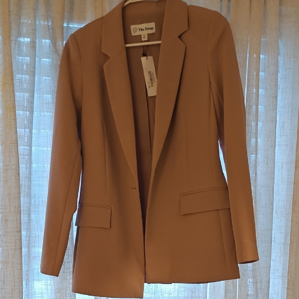 The Drop NWT Women's Camel Blazer